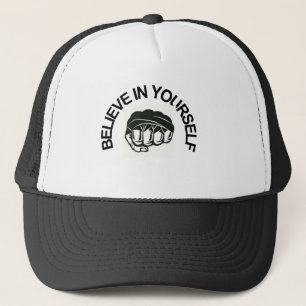 Geloof in jezelf Moderne Inspirerende Quote Trucker Pet
