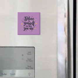 Geloof in jezelf Motivatie offerte ontwerp Magneet