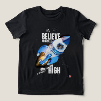 Geloof in jezelf Neem hoogte Tri-Blend Shirt