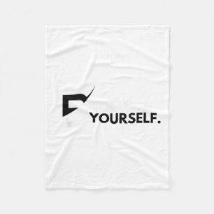 Geloof in jezelf positieve boodschap motivatie mij fleece deken
