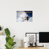 Geloof in jezelf poster (Thuiskantoor)