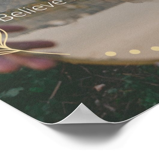 Geloof in jezelf poster (Hoek)