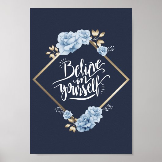 Geloof in jezelf poster (Voorkant)