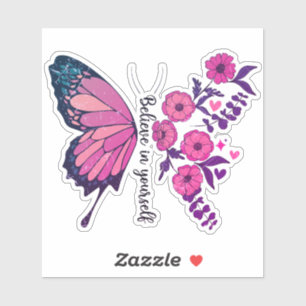 Geloof in jezelf sticker