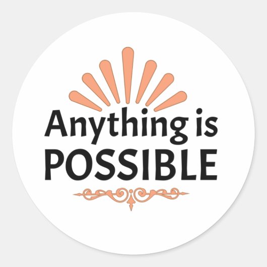 Geloof in jezelf sticker label (Voorkant)