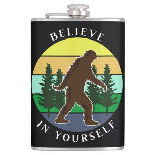 Geloof in jezelf Sunset Bigfoot Heupfles