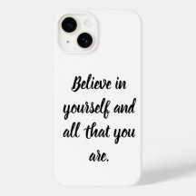 "Geloof in jezelf  telefoonhoesje - Ins