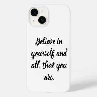 "Geloof in jezelf  telefoonhoesje - Ins Case-Mate iPhone 14 Hoesje
