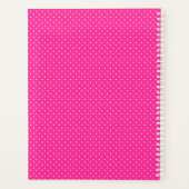 Geloof in jezelf Waterverf roze stippen Planner (Achterkant)