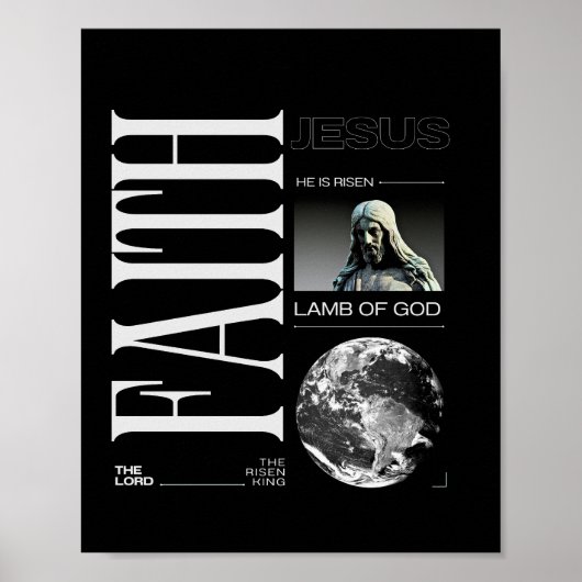 Geloof in Jezus, Lam van God Kunst Poster (Voorkant)