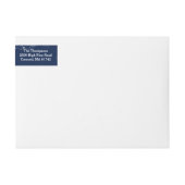 Geloof in kersttong Snow Midnight Blue (Voorkant)