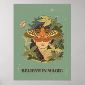 Geloof in Magic Butterfly Poster (Voorkant)