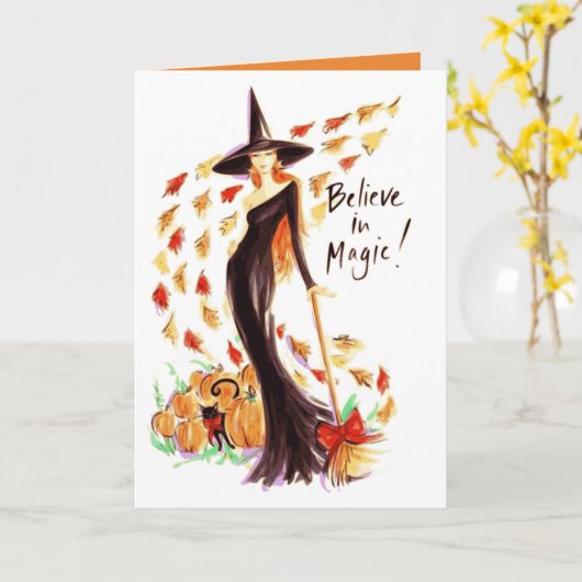 GELOOF IN MAGIC KAART (Gele Bloem)