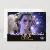 GELOOF IN MIRACLES - Briefkaart (Voorkant / Achterkant)