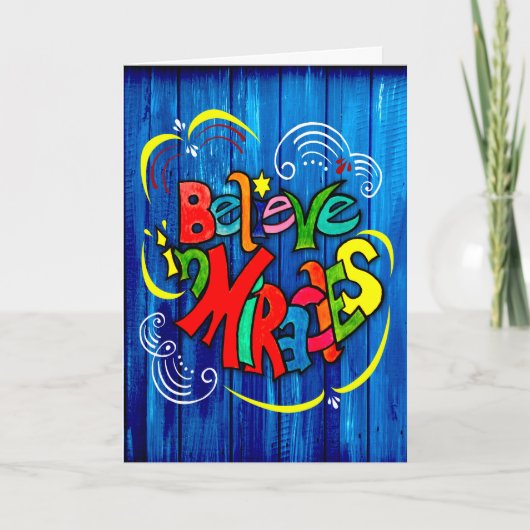 Geloof in Miracles Kaart (Voorkant)