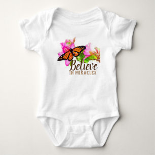 Geloof in Miracles Monarch Butterfly en Orchid Romper