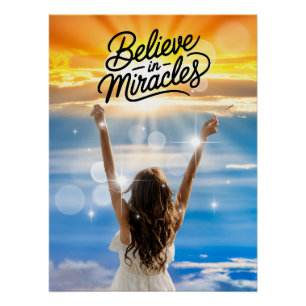Geloof in Miracles Perfect Poster