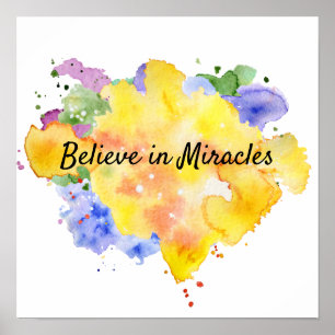 Geloof in Miracles Poster
