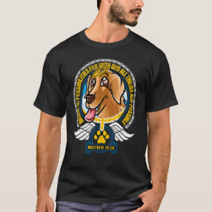 Geloof in mogelijkheden Christelijke God Golden Re T-shirt
