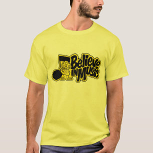 Geloof in muziekbestanden en tapes t-shirt