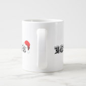 GELOOF IN SANTA CLAUS PET KERSTMIS TIJD KERSTAVOND EXTRA GROTE BEKER (Achterkant)