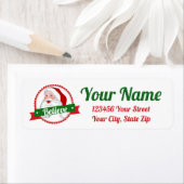 Geloof in Santa Personaliseer het etiket van het T (Insitu)