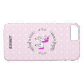 Geloof in sprookjes, eenhoorn cartoons meisjes Case-Mate iPhone case (Achterkant (Horizontaal))