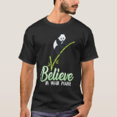 Geloof in uw kracht met Cute Panda T-shirt (Voorkant)