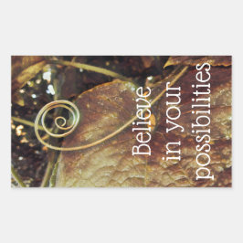 Geloof in uw mogelijkheden Stickers