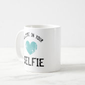 GELOOF IN UW ZELFDE hashtag grappige koffiekreefte Koffiemok (Voorkant links)