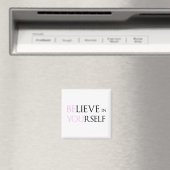Geloof in uzelf - wees u gemotiveerd om te citeren magneet (Insitu (Vaatwasser))