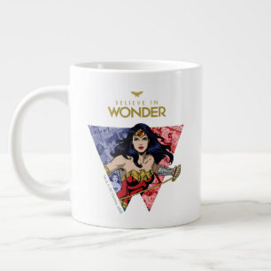 "Geloof in Wonder" Wonder Woman Lasso Comic Logo Extra Grote Beker