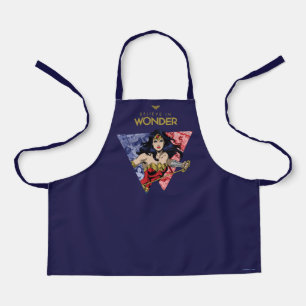 "Geloof in Wonder" Wonder Woman Lasso Comic Logo Schort