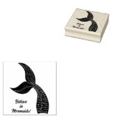 Geloof in Zeemeerminnen Rubberstempel (Gestempeld)