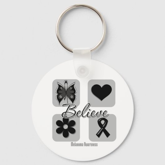 Geloof inspiraties Melanoma Sleutelhanger (Voorkant)