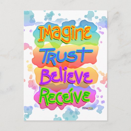 Geloof Inspirerend Briefkaarten (Voorkant)