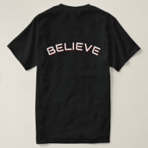Geloof Inspirerend Citaat Heren Zwarte T-shirt