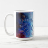 "Geloof is de vogel die zingt...", Mok (Links)