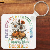 Geloof is niet... sleutelhanger (Achterkant)