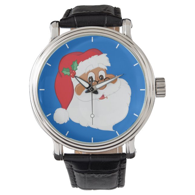 Geloof je in de Zwarte Kerstman? Horloge (Voorkant)
