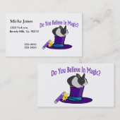 Geloof je in Magisch Visitekaartje (Voorkant / Achterkant)