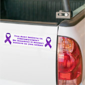 Geloof je niet in fibromyalgie? bumpersticker (Op Truck)
