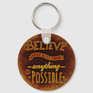 Geloof jezelf sleutelhanger