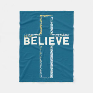 Geloof Jezus Kruis Religieus Geloof Christelijke M Fleece Deken