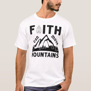 Geloof Kan Bergen Verzetten Bijbelvers T-shirt