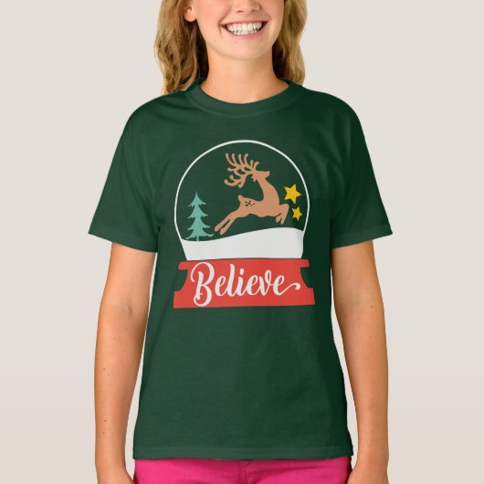 Geloof Kerst Kerstmis T-shirt (Voorkant)