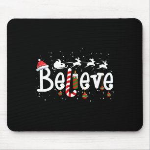Geloof Kerstmis Sinterklaas Rendier Candy Cane Muismat