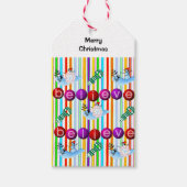 Geloof Kerstmis Sneeuwman Gift Labels Cadeaulabel (Voorkant)