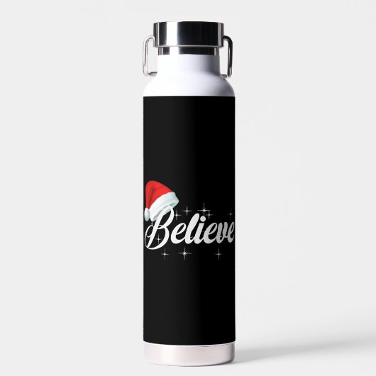 Geloof Kerstmis Waterfles (Voorkant)