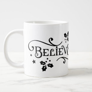 Geloof/kerstprijsopgave/persoonlijke beugel jumbo mok